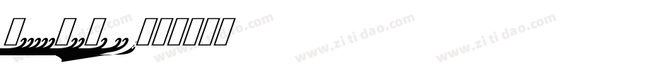 MetroScript Lig字体转换
